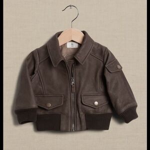 Banana Republic Heritage Leather Flight Jacket